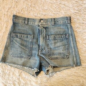 AMO Light Blue Jean Shorts